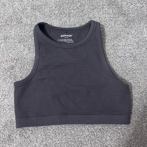 Garage Plum Crop Top